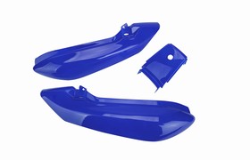 CACHA BAJO ASIENTO + UNION COLIN SUZUKI EN 125 AZUL (3pcs) MTC [C80614]